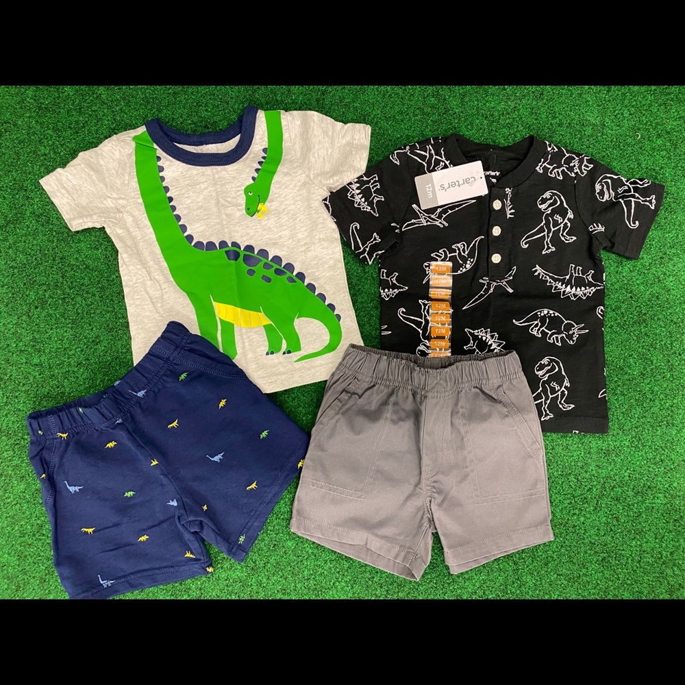 Lot 4 Carters shorts and Shirts
